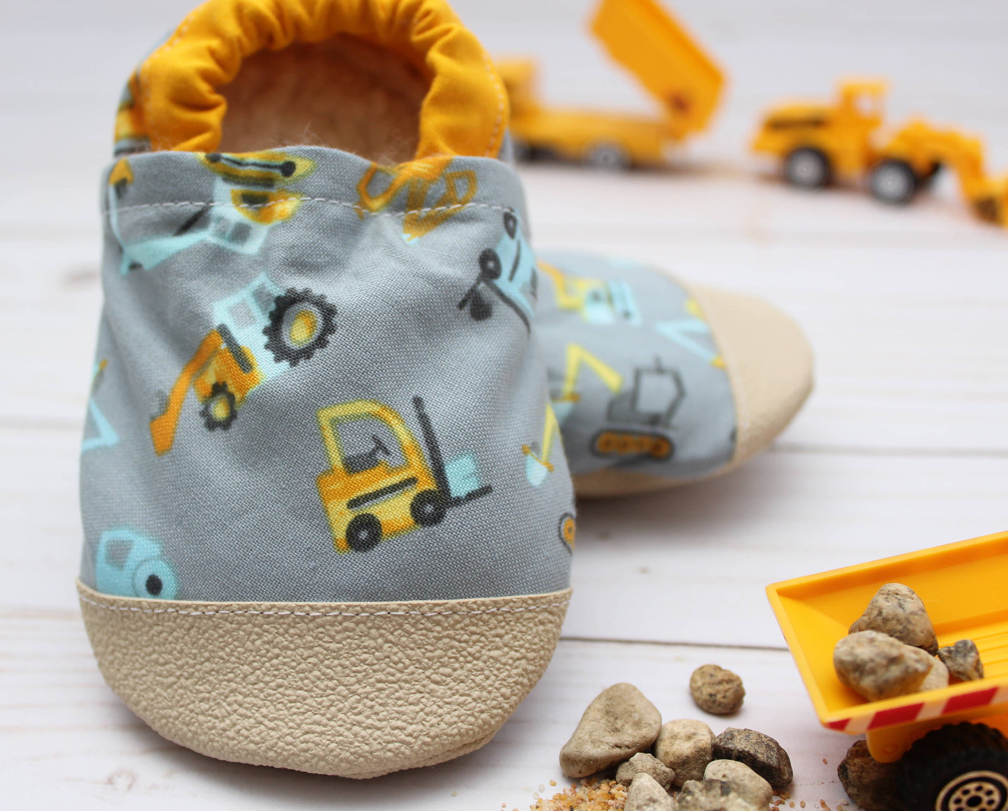 Construction Vehicles Baby Shoes